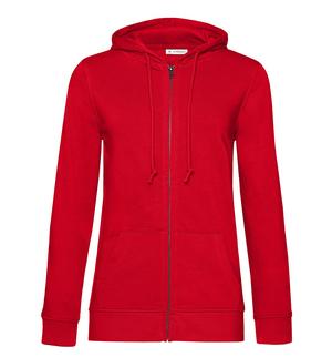 B&C BCW36B - Organic Dames Hoodie met Rits