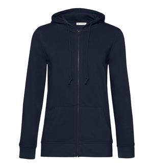 B&C BCW36B - Organic Dames Hoodie met Rits