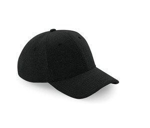 Beechfield BF677 - Jerzey Athleisure Baseball Cap Zwart