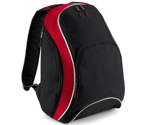 Bag Base BG571 - Teamwear Backpack Zwart / Rood / Wit