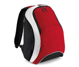 Bag Base BG571 - Teamwear Backpack Klassiek Rood/Zwart/Wit