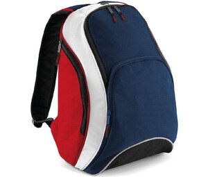 Bag Base BG571 - Teamwear Backpack Frans marine / Klassiek rood / Wit