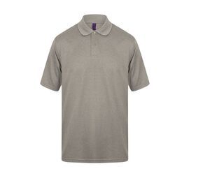 Henbury HY475 - Coolplus® Polo-Shirt Heide Grijs