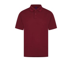 Henbury HY475 - Coolplus® Polo-Shirt Bourgondië