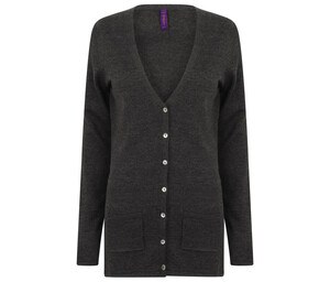 Henbury HY723 - Vest dames Grijs gemêleerd