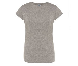 JHK JK150 - Vrouwen 155 T-shirt met ronde hals Gemengd grijs