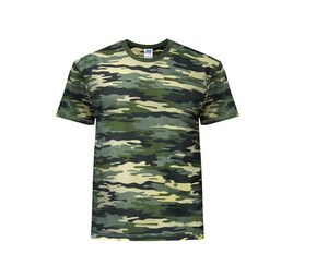 JHK JK155 - Ronde Hals 155 T-Shirt Heren Camouflage