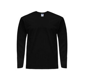 JHK JK175 - 170 T-Shirt Met Lange Mouwen Zwart