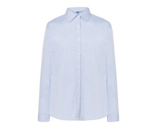 JHK JK601 - Dames Oxford overhemd Hemelsblauw