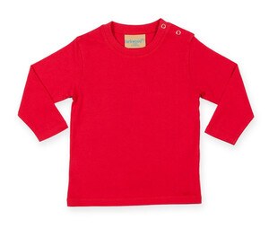 Larkwood LW021 - T-shirt lange mouw baby Rood