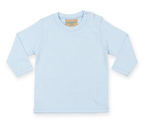 Larkwood LW021 - T-shirt lange mouw baby Lichtblauw