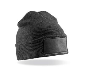 RESULT RC034 - DOUBLE KNIT THINSULATE™ PRINTERS BEANIE Zwart