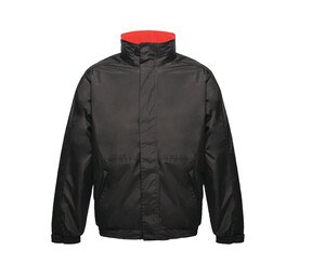 Regatta RGW297 - Fleece-lined bomber Zwart / Klassiek Rood