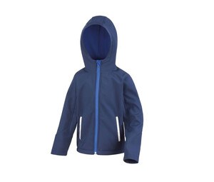 RESULT RS224J - Softshell capuche enfant Marine/ Koninklijk