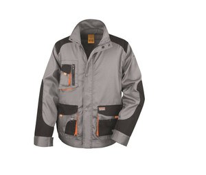Result RS316 - Lite Work Jacket Grijs/Zwart/Oranje