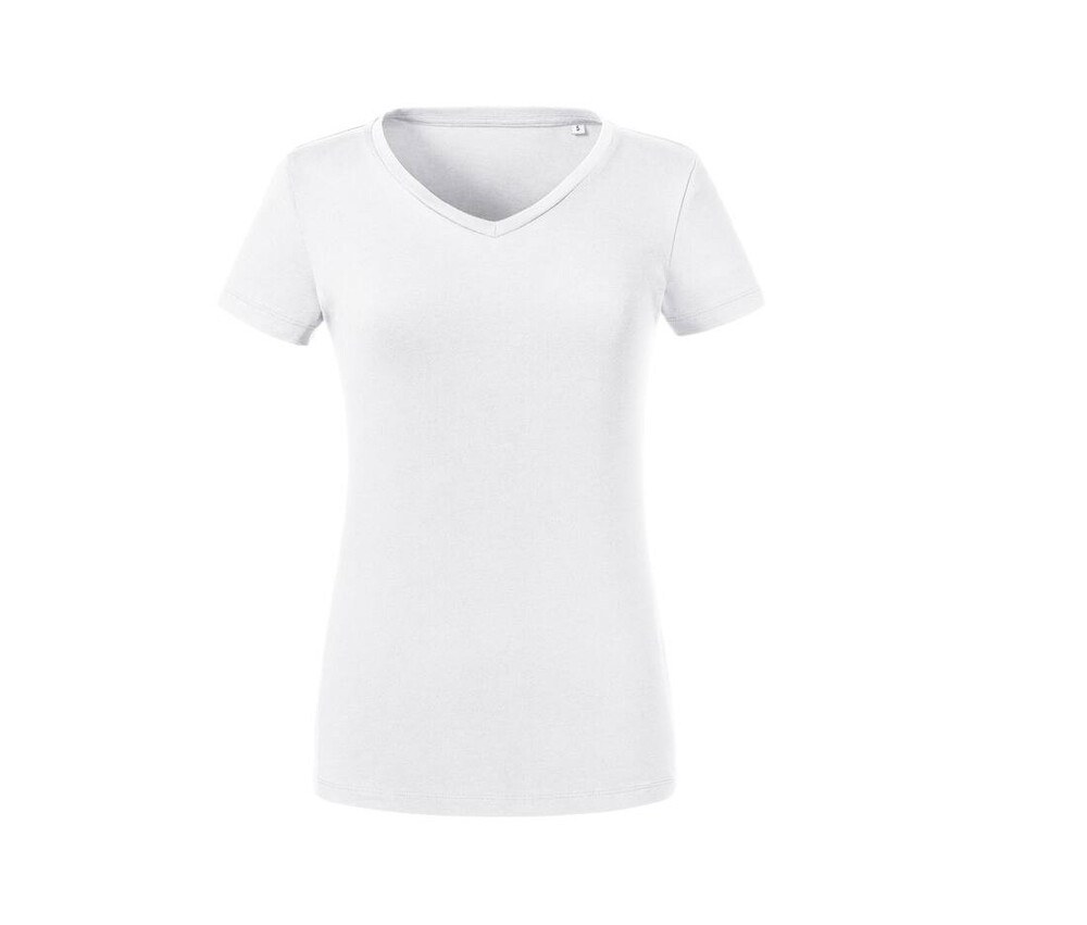 Russell RU103F - T-shirt met biologische V-hals