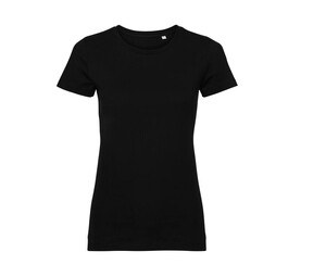 RUSSELL RU108F - Organic T-shirt woman Zwart