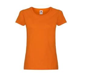 Fruit of the Loom SC1422 - Dames-T-shirt met ronde hals Oranje