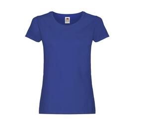 Fruit of the Loom SC1422 - Dames-T-shirt met ronde hals Koningsblauw