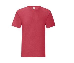 Fruit of the Loom SC150 - ICONIC T-shirt Heren Heide Rood