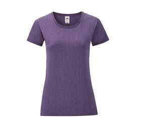 Fruit of the Loom SC151 - Iconic T-Shirt Dames Heide Paars
