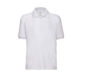 FRUIT OF THE LOOM SC3417 - Polo manches longues enfant Wit