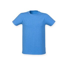 Skinnifit SF121 - The Feel Good Heren T-Shirt Heide Blauw