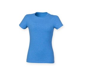 Skinnifit SK121 - De Feel Good Dames T-Shirt Heide Blauw