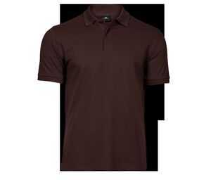 Tee Jays TJ1405 - Luxe stretch polo Heren Chocolade