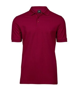 Tee Jays TJ1405 - Luxe stretch polo Heren Diep rood