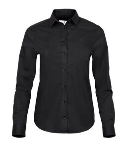 Tee Jays TJ4025 - Womens stretch luxury shirt Zwart