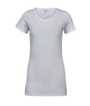 Tee Jays TJ455 - Dames stretch T-shirt extra lang
