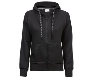 Tee Jays TJ5436 - Fashion full zip hood Women Zwart