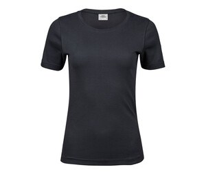 Tee Jays TJ580 - Dames interlock T-shirt Donkergrijs