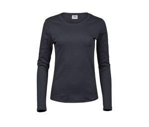 Tee Jays TJ590 - Dames Interlock T-shirt met lange mouwen