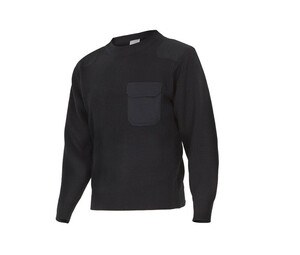 VELILLA VL100 - DIKKE SWEATER RONDE HALS Zwart