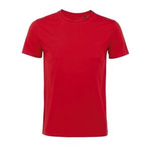 SOL'S 02855 - Martin Men Heren Nauwsluitend Jersey T Shirt Met Ronde Hals Rood