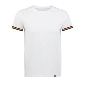 SOL'S 03108 - Rainbow Men Heren T Shirt Met Korte Mouwen Lichtgrijs