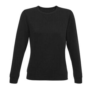 SOL'S 03104 - Sully Women Dames Sweater Met Ronde Hals Zwart