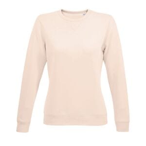 SOL'S 03104 - Sully Women Dames Sweater Met Ronde Hals Crème-roze