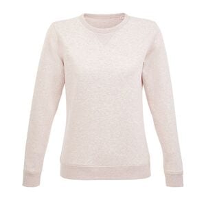 SOL'S 03104 - Sully Women Dames Sweater Met Ronde Hals Heide Roze
