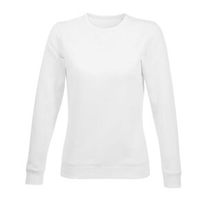 SOL'S 03104 - Sully Women Dames Sweater Met Ronde Hals Wit