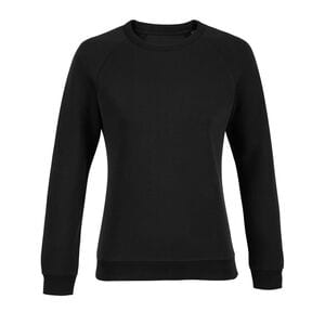 NEOBLU 03195 - Nelson Women Sweater Ronde Hals French Terry Dames Diepzwart
