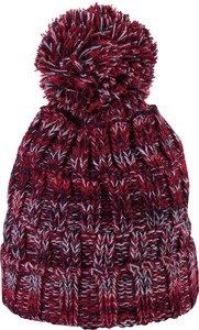 K-up KP534 - Muts met pompon Rode twist