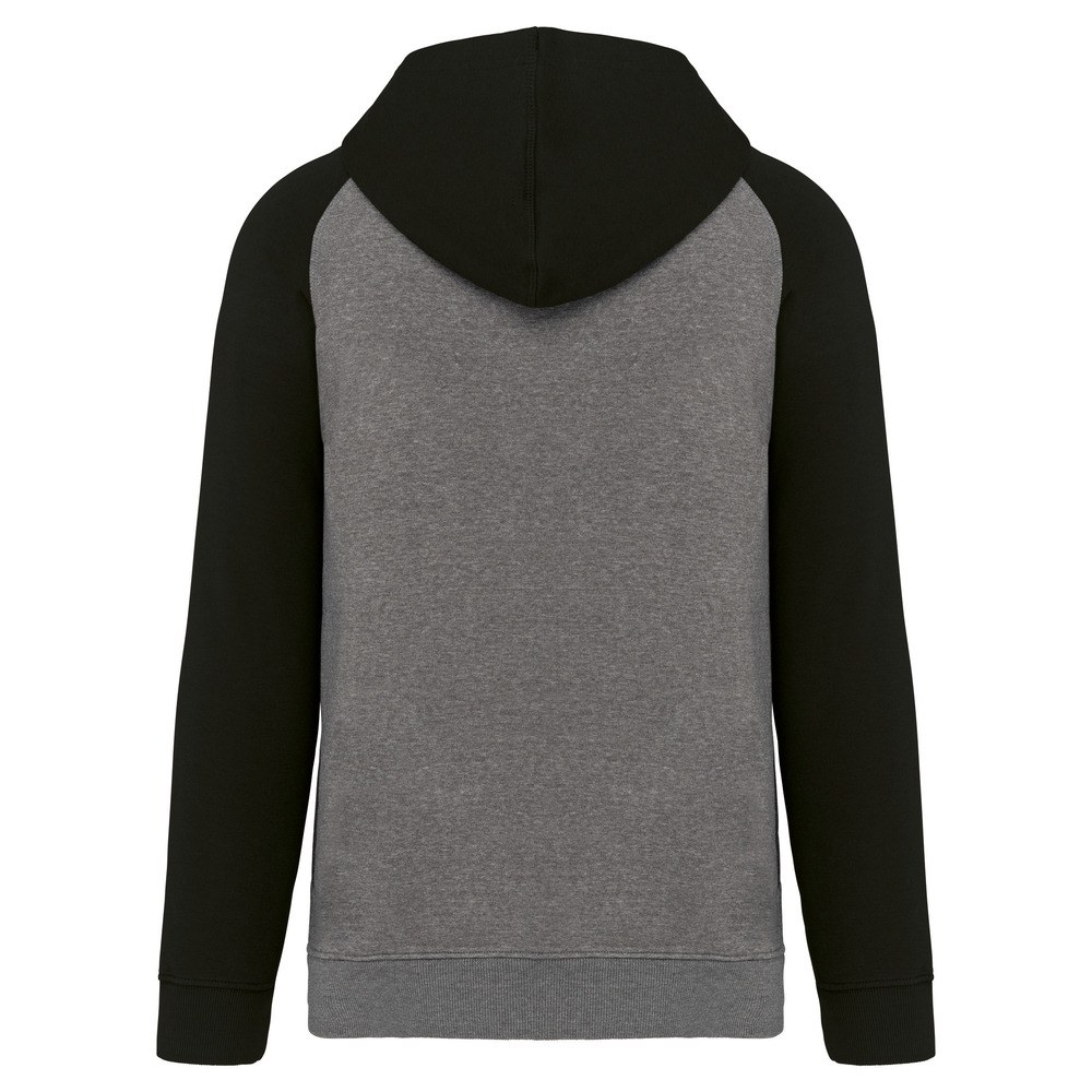 Proact PA369 - Tweekleurige sweater met capuchon volwassene