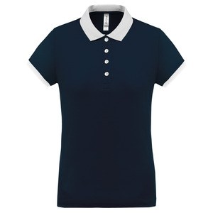 Proact PA490 - Dames-sportpolo Sportief marine/wit