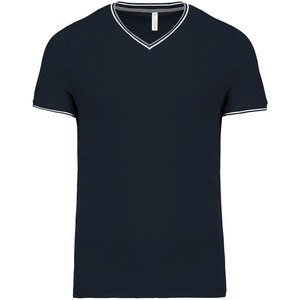 Kariban K374 - Heren-piqué V-hals t-shirt