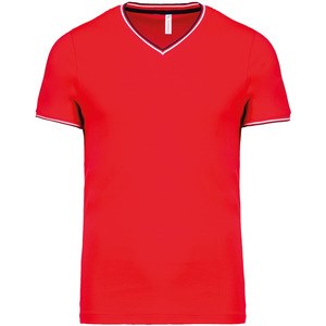 Kariban K374 - Heren-piqué V-hals t-shirt