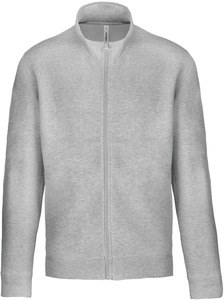 Kariban K472 - Sweat jacket Oxford grijs