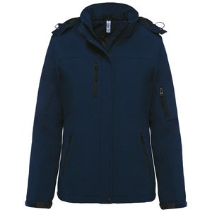 Kariban K651 - Gewatteerde softshell damesparka met capuchon